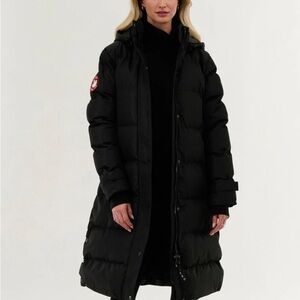 Canada Weather Gear Quilted Maxi Parka Jacket - Black. New with Tags